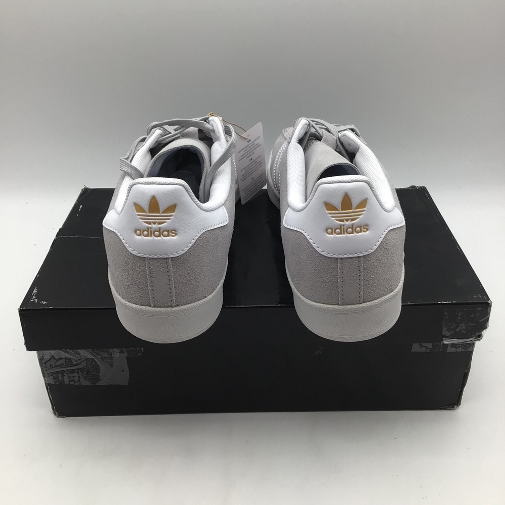 Adidas Campus ADV Mens Size 11.5 Grey White Suede Skate Shoes JP8541 NEW - Picture 4 of 7